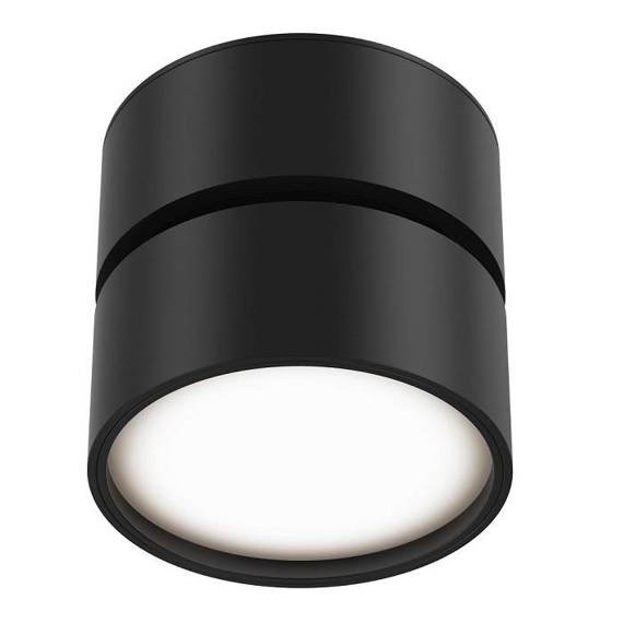 Lampa sufitowa w czarnym kolorze Maytoni Onda C024CL-L12B3K