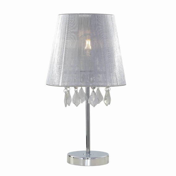 Mona LP-5005/1TS srebrna Light Prestige Lampa stołowa