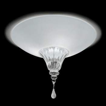 Vintage POISON 60 Lampa Sufitowa bianco/cristallo