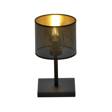 JORDAN LN1 BLACK/GOLD lampa stołowa czarny (1144/LN1) - Emibig